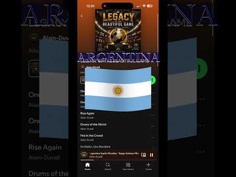 ARGENTINA - EL NUEVO HIMNO DEL FUTBOL